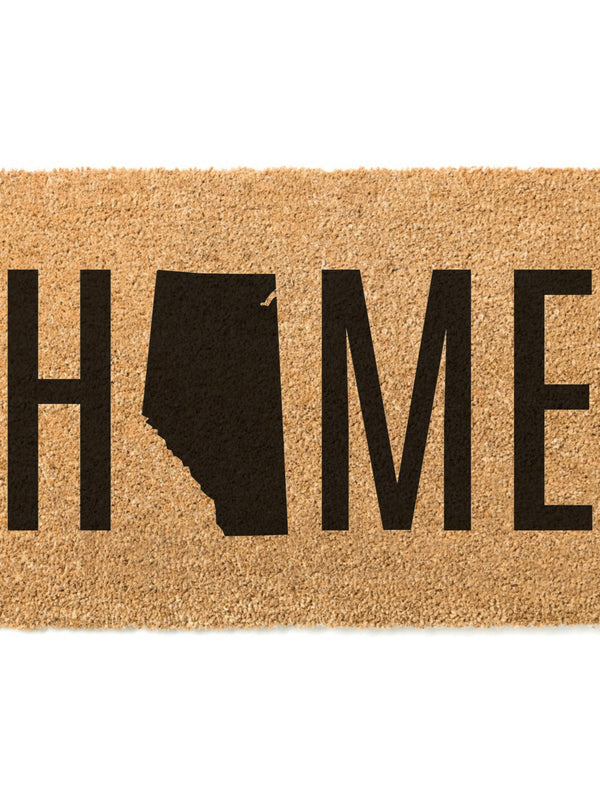 Home with a Canadian Province Map / Welcome Mat / Canadian Doormat / Province Door Mat / State / Territory / Patriotic / American