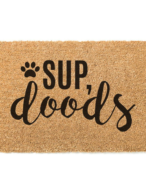 Sup Doods Doormat / Doodle Door Mat / Welcome Mat / Funny / Dog / Goldendoodle / Labradoodle / Bernedoodle / Sheepadoodle /Aussiedoodle