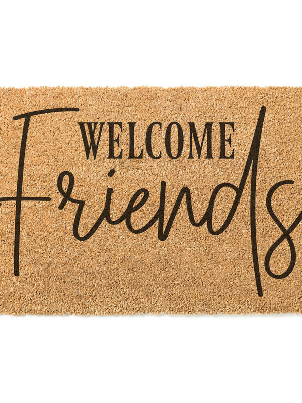Welcome Friends Doormat / Friends Welcome / Welcome Door Mat / Welcome Mat / Friends TV Show / Front Porch / Entrance