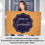 Welcome To The Ranch Personalized Doormat, Ranch House Doormat, Ranch Decor, Custom Ranch Mat, Custom Rug, Personalized Doormat, Ranch Life