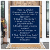 Welcome To The Mountains Personalized Doormat, Mountain House Doormat, Mountain Decor, Outdoor Welcome Mat, Custom Rug, Personalized Doormat