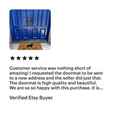 Long Haired Dachshund Welcome Mat, Dachshund Doormat, Cute Dog Door Mat, Animal Doormat, Dog Breed Outdoor Rug, Dog Lover Gift, Custom Mat