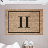 Classic Border Initial Doormat