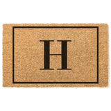 Classic Border Initial Doormat
