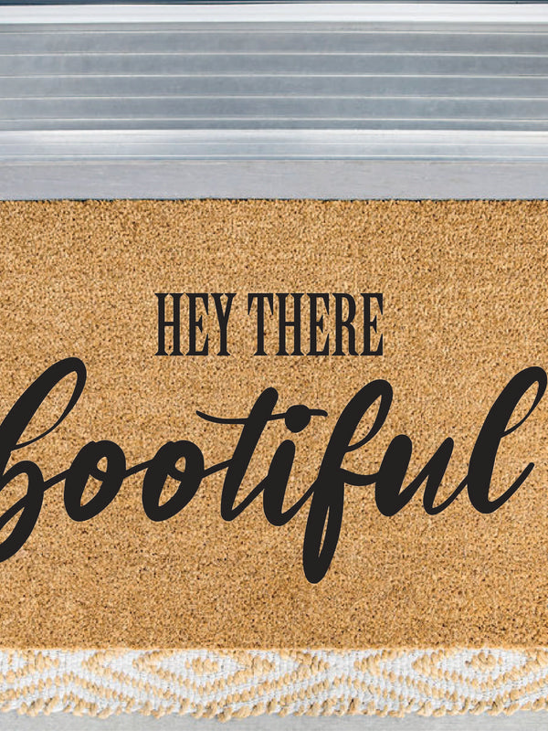 Hey There Bootiful Doormat