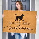Poodle Welcome Doormat