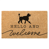 Poodle Welcome Doormat