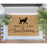 Poodle Welcome Doormat