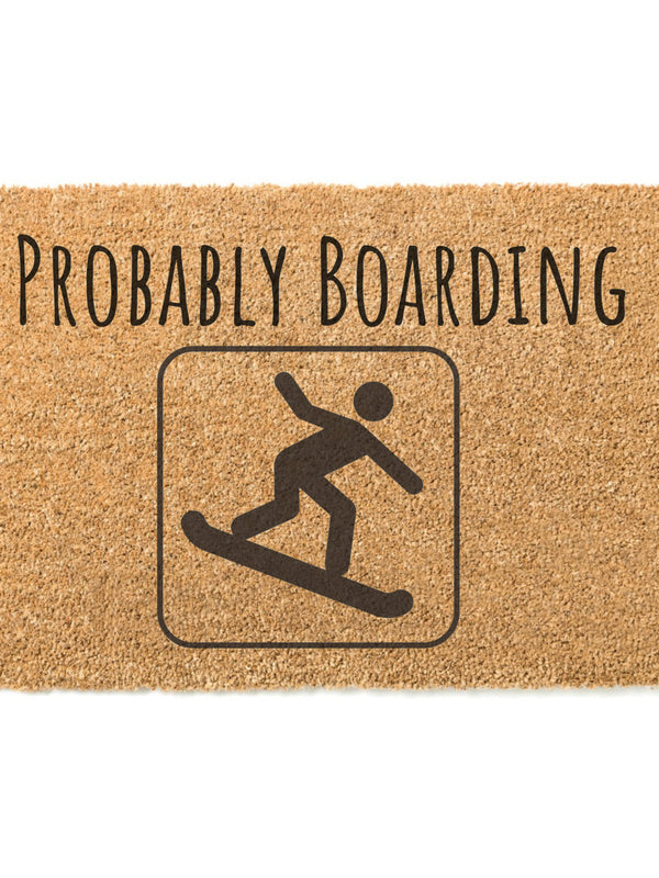 Probably Boarding Doormat