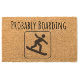 Probably Boarding Doormat
