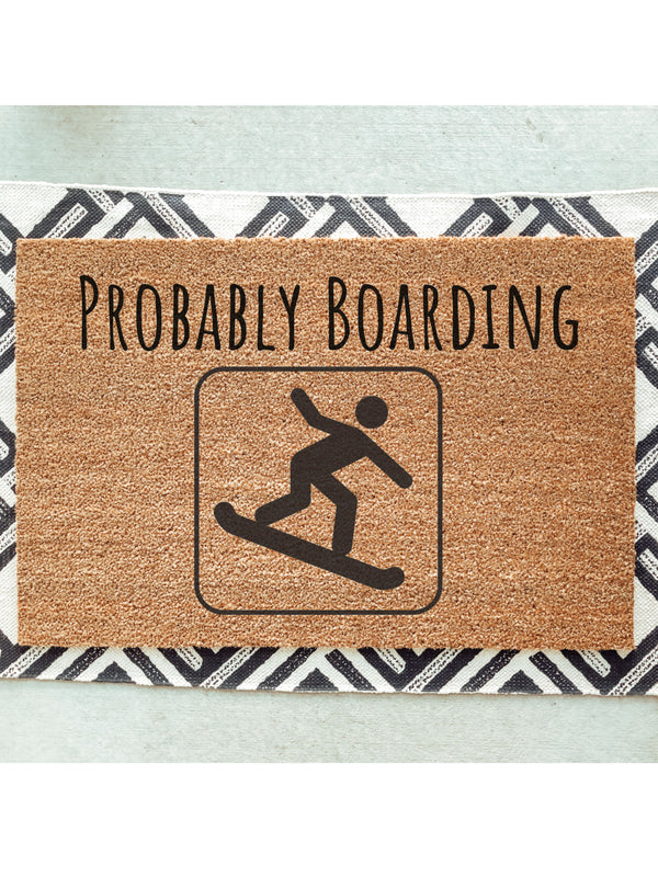 Probably Boarding Doormat