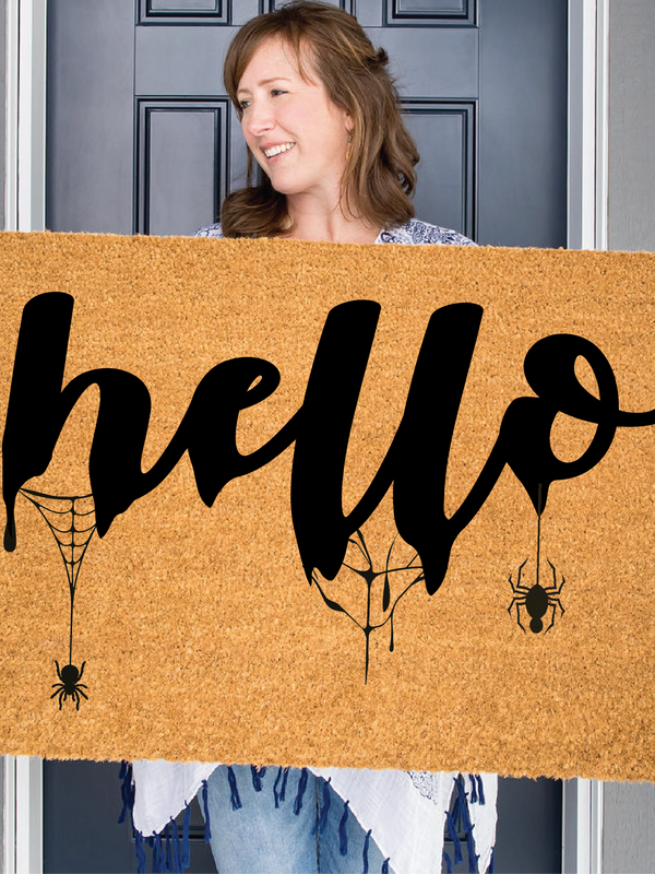 Spider Hello Doormat