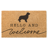 Golden Retriever Welcome Doormat