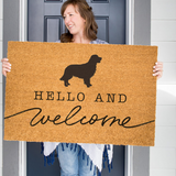 Golden Retriever Welcome Doormat