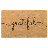 Grateful Doormat / Welcome Mat / Fall Doormat / Autumn Door Mat / Seasonal Doormat / Gratitude / Thanksgiving