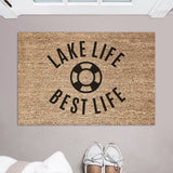 Lake Life Best Life Doormat / Welcome Mat / Summer / Summertime / Wedding Gift / Birthday / Housewarming / Cottage / Cabin / Vacation Home
