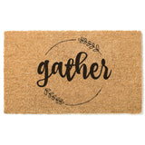 Gather Doormat / Welcome Mat / Fall Doormat / Autumn Doormat / Seasonal Doormat / Fall Decor / Grateful