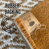 Get the Puck Out Doormat, Welcome Mat, Funny Doormat, Canadian Doormat, Hockey Doormat, Hockey Puck, NHL, Hockey, Fathers Day Gift, Birthday