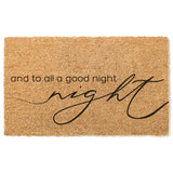 And To All A Good Night Doormat / Merry Christmas To All And To All A Good Night Door Mat / Holiday Doormat / Holiday Decor / Christmas Gift