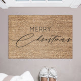 Merry Christmas Doormat / Classy Door Mat / Joyeux Noel / Holiday Doormat / Holiday Decor / Christmas Design / Christmas Gift / Hostess Gift