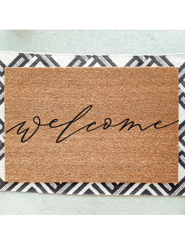 Welcome Doormat / Welcome Mat / Door Mat / Housewarming / Wedding / Shower Gift / Birthday Gift / Teacher Gift / Hostess Gift / Home Decor