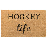 Hockey is Life Doormat / Sporting Doormat / Customizable Doormat / Welcome Mat / Funny Doormat / Hockey Doormat / Personalized Doormat