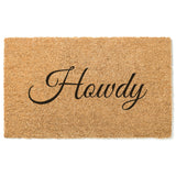 Howdy Doormat / Welcome Mat / Door Mat / Country Decor / Farmhouse / Southern Decor / Birthday / Farm Decor / Ranch Decor / Calgary Stampede