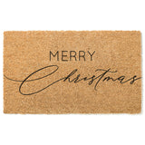 Merry Christmas Doormat / Classy Door Mat / Joyeux Noel / Holiday Doormat / Holiday Decor / Christmas Design / Christmas Gift / Hostess Gift