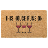 If You Forgot The Wine Go Home Doormat / Welcome Mat / Wine Door Mat / Housewarming Gift / Funny Doormat / Birthday Gift / Wine Lover