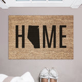 Home with a Canadian Province Map / Welcome Mat / Canadian Doormat / Province Door Mat / State / Territory / Patriotic / American
