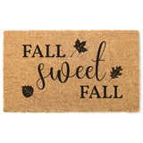 Fall Sweet Fall Doormat / Fall / Autumn Door Mat / Welcome Mat / Pumpkin / Leaf / Housewarming / Hostess / Outdoor Decor / Fall Porch