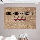 If You Forgot The Wine Go Home Doormat / Welcome Mat / Wine Door Mat / Housewarming Gift / Funny Doormat / Birthday Gift / Wine Lover