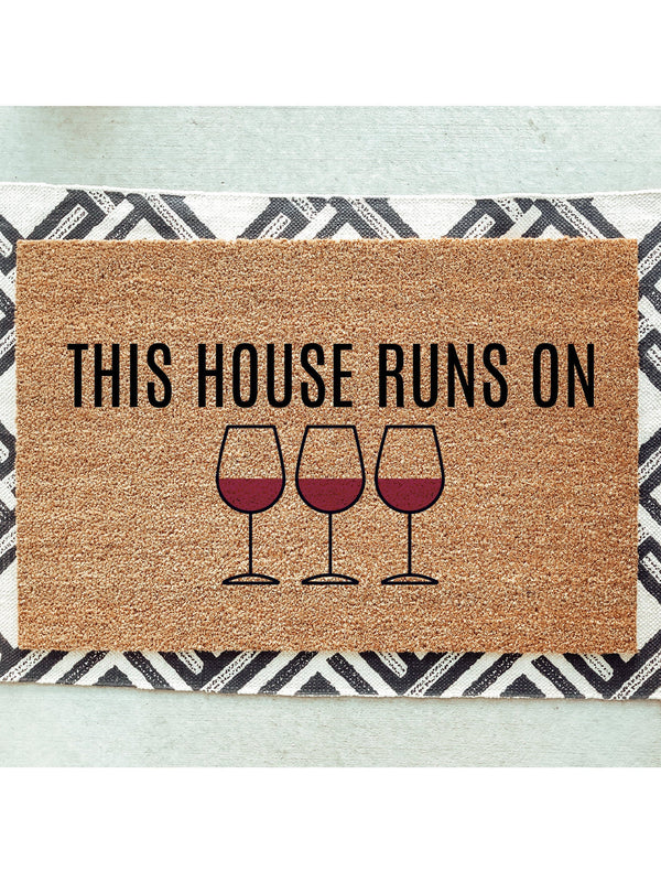 If You Forgot The Wine Go Home Doormat / Welcome Mat / Wine Door Mat / Housewarming Gift / Funny Doormat / Birthday Gift / Wine Lover