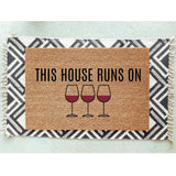 If You Forgot The Wine Go Home Doormat / Welcome Mat / Wine Door Mat / Housewarming Gift / Funny Doormat / Birthday Gift / Wine Lover