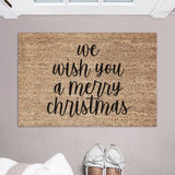 We Wish You A Merry Christmas Doormat / Winter Door Mat / Christmas Doormat / Holiday Gift / Outdoor Decor / Christmas Gift / Holiday Decor