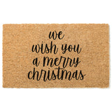 We Wish You A Merry Christmas Doormat / Winter Door Mat / Christmas Doormat / Holiday Gift / Outdoor Decor / Christmas Gift / Holiday Decor
