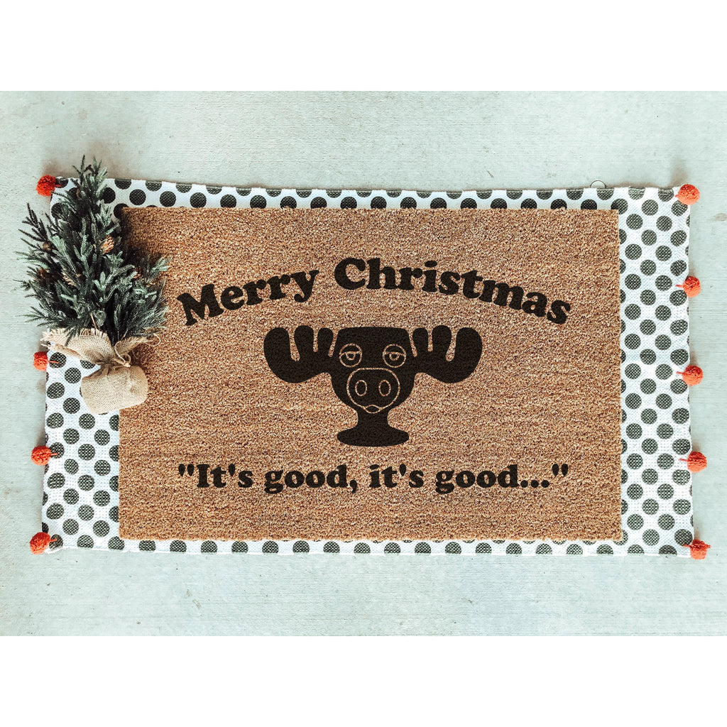 Merry Christmas It&#39;s Good It&#39;s Good Doormat / Griswold Family Christmas Door Mat / Christmas Vacation Movie / Christmas Gift / Holiday Decor