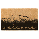 Welcome Garden Spring Doormat / Welcome Mat / Door Mat / Housewarming / Wedding / Shower Gift / Flower Doormat / Florals / Home Decor