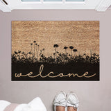 Welcome Garden Spring Doormat / Welcome Mat / Door Mat / Housewarming / Wedding / Shower Gift / Flower Doormat / Florals / Home Decor