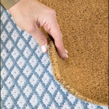 Floral Wreath Initial Doormat / Family Name / Custom / Last Name / Surname / Initials / Wedding / Anniversary / Flower / Housewarming