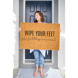 Wipe Your Feet Ya Filthy Animal Doormat / Welcome Mat / Door Mat / Country Decor / Farmhouse / Funny Doormat / Custom Door Mat / Ranch /