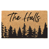 Forrest Family Name Doormat / Outdoors / Last Name Tree  / Custom Doormat / Surame / Outdoorsman / Cabin Doormat / Hiker / Mountain Decor