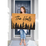 Forrest Family Name Doormat / Outdoors / Last Name Tree  / Custom Doormat / Surame / Outdoorsman / Cabin Doormat / Hiker / Mountain Decor
