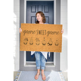 Gnome Sweet Gnome Doormat / Gardening Door Mat / Green Thumb / Funny Doormat / Garden Lovers Gift / Front Entrance / Welcome / Entry Mat