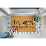 Best Wishes Warmest Regards Doormat / Schitt's Creek Door Mat / Schitts Creek TV Show / Funny Doormat / Gift for Dad / Wish Doormat