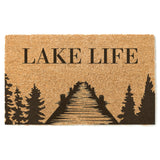 Lake Life Dock Doormat / Welcome Mat / Summer / Summertime / Wedding Gift / Birthday / Housewarming / Cottage / Cabin / Vacation Home