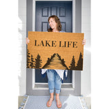 Lake Life Dock Doormat / Welcome Mat / Summer / Summertime / Wedding Gift / Birthday / Housewarming / Cottage / Cabin / Vacation Home