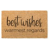 Best Wishes Warmest Regards Doormat / Schitt's Creek Door Mat / Schitts Creek TV Show / Funny Doormat / Gift for Dad / Wish Doormat