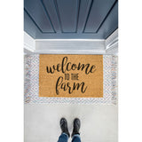 Welcome To The Farm / Welcome Mat / Door Mat / Country Decor / Farmhouse / Southern Decor / Birthday Gift / Farm Decor / Ranch / Stampede