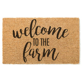 Welcome To The Farm / Welcome Mat / Door Mat / Country Decor / Farmhouse / Southern Decor / Birthday Gift / Farm Decor / Ranch / Stampede